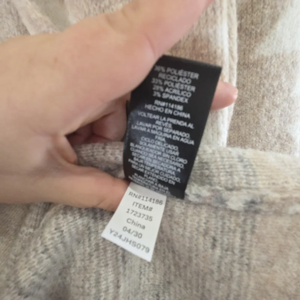 FRYE NWT Cozy Knit Cardigan Sweater Aztec Western Print Womens XL - Picture 3 of 5